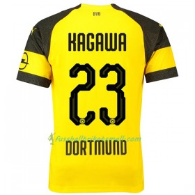 Günstige Fußballtrikots Borussia Dortmund Kagawa 23 2018-2019 Kurzarm Heimtrikotsatz kaufen